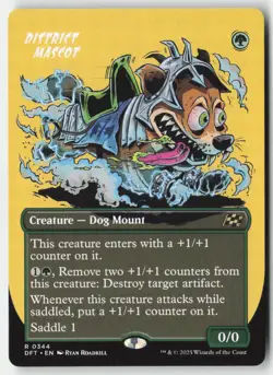 MTG - District Mascot (Borderless) R Aetherdrift 344 LP-NM - Image 1