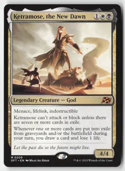 MTG - Ketramose, the New Dawn M Aetherdrift 209 LP-NM - Image 1