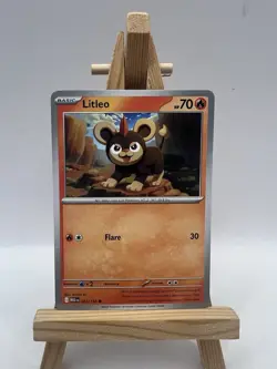 Litleo 023/132 non holo Common Pokemon Mega Evolutions English NM/M - Image 1