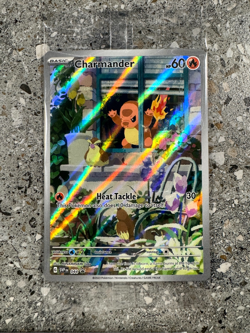 Pokemon TCG Charmander SVP044 Illustration Rare Black Star Promo Holo SEALED - Image 1