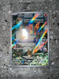 Pokemon TCG Charmander SVP044 Illustration Rare Black Star Promo Holo SEALED - Image 3