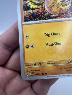 Sandshrew 068/132 non holo Common Pokemon Mega Evolutions English NM/M - Image 5