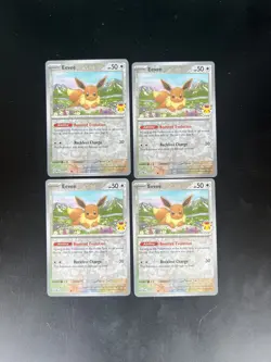 Eevee 074/131 Pokemon Day 2025 Promo x4 - SET OF 4 - Image 1