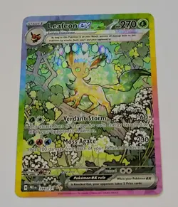 Pokemon Leafeon EX Prismatic Evolutions 144/131 Special Illustration Rare (SIR) - Image 1