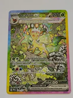 Pokemon Leafeon EX Prismatic Evolutions 144/131 Special Illustration Rare (SIR) - Image 3
