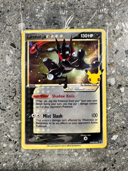 Pokemon TCG Cards Greninja Gold Star SWSH144 Black Star Promo Holo SEALED - Image 1
