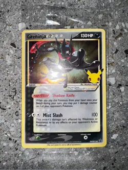 Pokemon TCG Cards Greninja Gold Star SWSH144 Black Star Promo Holo SEALED - Image 3