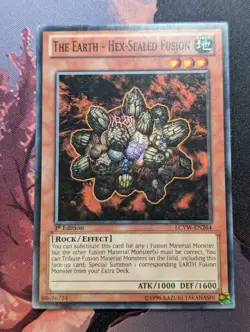 The Earth - Hex-Sealed Fusion - LCYW-EN264 - Common - 1st Edition Yugioh - Image 1