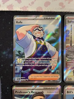 Pokemon Scarlet and Violet Ultra Rare Full Art Trainer Pokemon Card Lot of 6 NM - Image 2