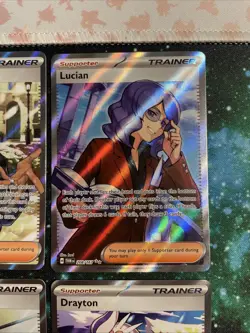 Pokemon Scarlet and Violet Ultra Rare Full Art Trainer Pokemon Card Lot of 6 NM - Image 4