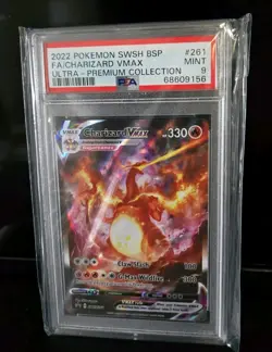 Charizard VMAX SWSH261 SWSH: Sword & Shield Promo Cards Holo PSA 9 - Image 1