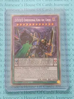 DOOD-EN035 D/D/D/D Dimensional King Arc Crisis Starlight Yu-Gi-Oh Card 1st New - Image 1