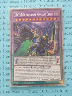 DOOD-EN035 D/D/D/D Dimensional King Arc Crisis Starlight Yu-Gi-Oh Card 1st New - Image 2