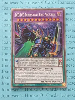 DOOD-EN035 D/D/D/D Dimensional King Arc Crisis Starlight Yu-Gi-Oh Card 1st New - Image 3