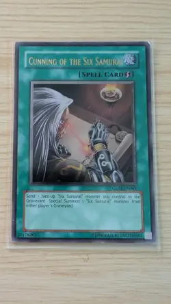 Cunning Of The Six Samurai - Ultimate Rare - GLAS-EN061 - Yugioh Card - LP - Image 1
