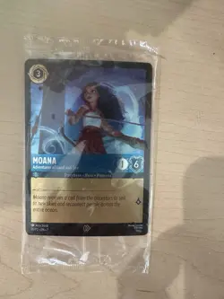 Disney Lorcana TCG Moana Promo CINEMARK Moana 2 MOVIE Sealed Single Card - Image 1