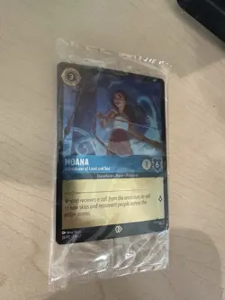 Disney Lorcana TCG Moana Promo CINEMARK Moana 2 MOVIE Sealed Single Card - Image 2