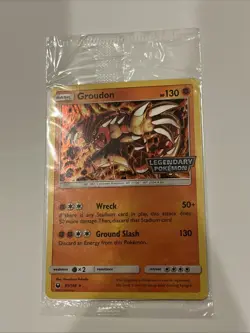 Groudon - (Cosmos Holo) (Gamestop Promo) 081/168 SEALED PROMO Pokemon Card - Image 1