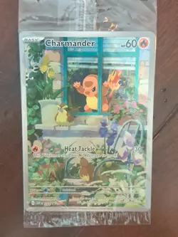 Pokemon TCG Charmander Obsidian Flames #044 SVP en Black Star Promo Card, Sealed - Image 1