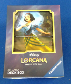 Ravensburger Disney Lorcana Factory Sealed Snow White 80-Card Deck Box - Image 1