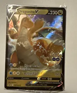 Dragonite V SWSH235 Sword & Shield Promo Card Holo Near Mint Condition Sealed - Image 1