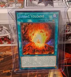 Yu-Gi-Oh! Jurrac Volcano 1st Edition Secret Rare Card BLMM-EN019 - Image 1