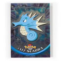 Topps - Pokemon - Seadra Foil - #117 - Series 2 Card - Image 1