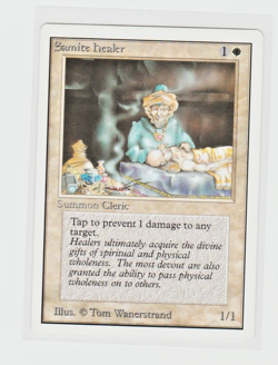 Magic the Gathering ~ MTG ~ 1x Samite Healer ~ UNLIMITED ~ LP - Image 1