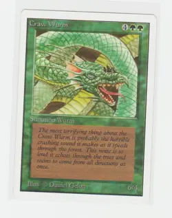 Magic the Gathering ~ MTG ~ 1x Craw Wurm ~ UNLIMITED ~ M/NM ~ - Image 1