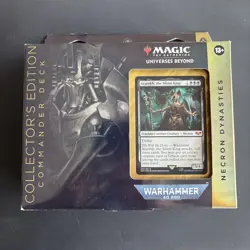 MTG - Warhammer 40K Collector’s Edition Commander Deck - NECRON DYNASTIES Sealed - Image 1