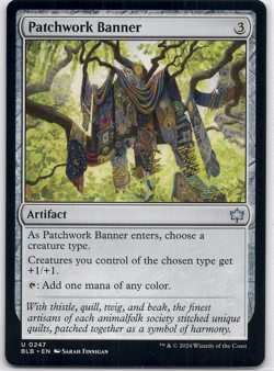 Patchwork Banner [Bloomburrow] (BLB) [MTG] Magic the Gathering 247 - Image 1