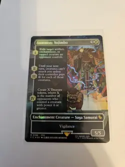 Summon: Yojimbo Borderless FOIL MTG FIC Nm/M - Image 1