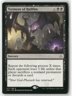 Magic The Gathering Torment of Hailfire Hour of Devastation #77 - Image 1