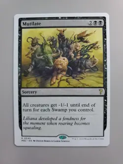 MTG Mutilate Mystery Booster 2 White Border Rare - Image 1