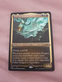MTG ~ Miirym, Sentinel Wyrm (Etched Foil) ~ Battle For Baldur's Gate: Commander - Image 1