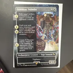 Summon: Yojimbo (Borderless) - 196 / English / Near Mint MTG - Image 1