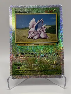 2002 Pokemon TCG - Nidoran 83/110 Reverse Holo Legendary Collection - Image 2