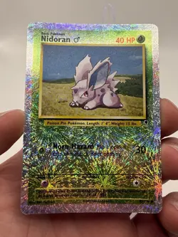 2002 Pokemon TCG - Nidoran 83/110 Reverse Holo Legendary Collection - Image 5
