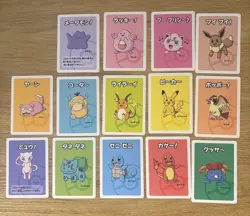 Old Maid Pokemon Card Bundle 2019 Babanuki Japanese x14 Pikachu Pysduck Mewtwo - Image 1