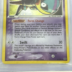 Deoxys (Speed Form) - 2/106 - Pokemon EX Emerald Holo Damaged - Image 4