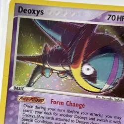 Deoxys (Speed Form) - 2/106 - Pokemon EX Emerald Holo Damaged - Image 5