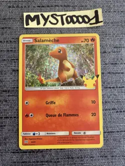 Carte Pokemon Salameche 9/25 Holo McDonald’s 2021 25 Ans Francais Occasion - Image 1