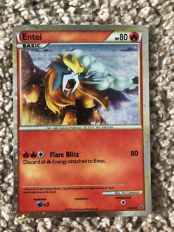 Pokemon TCG Entei (HGSS Promo 20) Fall 2010 Collector's Tins HGSS20 - Image 1