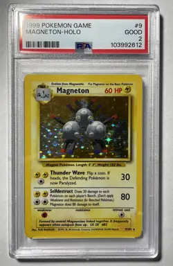 Pokemon TCG Magneton Base Set 9/102 Holo 1999-2000 Wizards Base Set Copyright... - Image 1