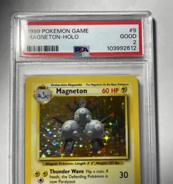 Pokemon TCG Magneton Base Set 9/102 Holo 1999-2000 Wizards Base Set Copyright... - Image 3