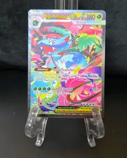 Mega Venusaur EX SIR 177/132 Mega Evolution English pokemon TCG Pack Fresh - Image 3