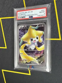 PSA 8 Jirachi 027 Holo 1st Edition Pokemon Japanese Mythical Legend Dream Shine - Image 2