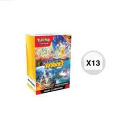 Lot Of 13 Pokemon Scarlet & Violet Surging Sparks Booster Bundle Sealed Boxes - Image 1