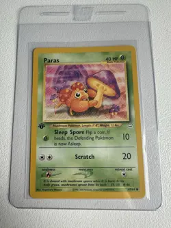 Paras Neo Revelation 47/64 1st Edition WOTC Vintage Pokemon - Image 1