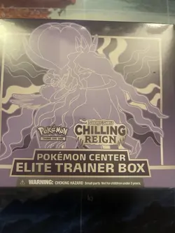 Pokemon TCG Pokemon Center Chilling Reign Elite Trainer Box Pair Sealed - Image 4